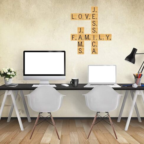 3 Inch Scrabble Letters Stencil for Painting on Wood Laser Cut Painting Stencil for Family Names& DIY Projects,Home Wall Decor in Saudi Arabia