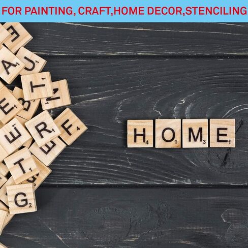 3 Inch Scrabble Letters Stencil for Painting on Wood Laser Cut Painting Stencil for Family Names& DIY Projects,Home Wall Decor in Saudi Arabia