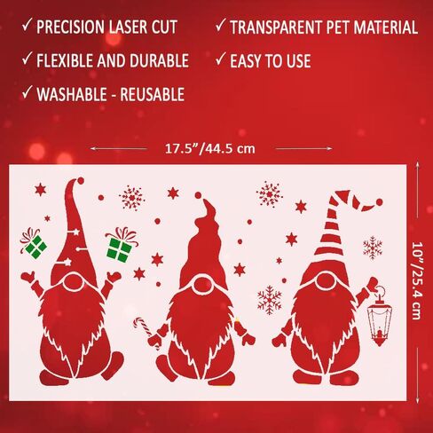 Extra Large Joy Stencil (17.5x10 Inches), Christmas Stencil for Crafts, Wood Signs, Paint Stencils, Holiday Stencils in Kuwait