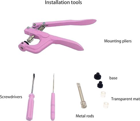 XUFAN Snaps and Snap Pliers Sets 360sets Plastic Snaps Fasteners Sets (24 Colors) T5 Plastics Snaps Buttons No-Sew Buttons Fasteners Snap Press Pliers in Kuwait