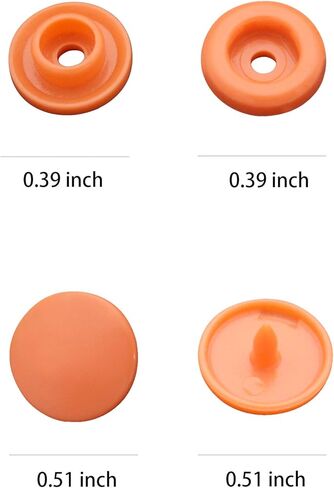 XUFAN Snaps and Snap Pliers Sets 360sets Plastic Snaps Fasteners Sets (24 Colors) T5 Plastics Snaps Buttons No-Sew Buttons Fasteners Snap Press Pliers in Kuwait