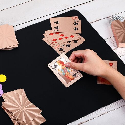 4 Pcs TCG Playmat, Card Playing Game Mat 24 x 14 Inch Large Mouse Pad Waterproof Desk Pad Textured Desk Pad Non Slip Keyboard and Mouse Pad for Laptop, Keyboard Mouse, Desk Mat in Saudi Arabia