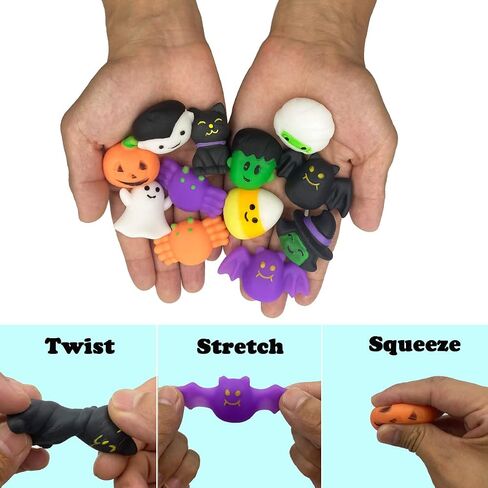 Jofan 36 PCS Easter Mochi Squishy Toys Stress Relief Squishies for Kids Boys Girls Toddlers Easter Basket Stuffers Egg Fillers Gifts Party Favors in Saudi Arabia
