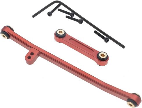 Aluminum Steering Rod Tie Links for AXIAL SCX24 AXI90081 AXI00001 AXI00002 AXI00005 AXI00006 Upgrades 1/24 RC Crawler Car in Saudi Arabia
