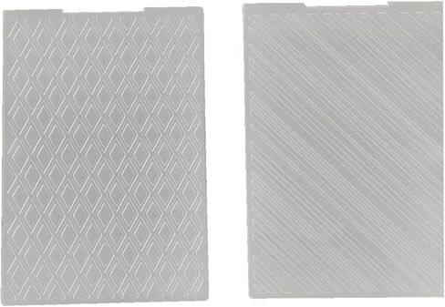 مجلدات بلاستيكية منقوشة بخلفية مخططة من AZSG لصنع البطاقات ألبوم الصور DIY سكرابوكينغ in Kuwait