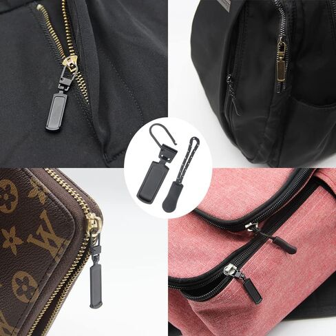 سحاب سحب بديل لسحّاب سحب علامات التبويب وأسلاك سحاب مجموعات إصلاح سحاب قابلة للفصل لحقائب الملابس والسترات والمحافظ المناسبة للثقوب الصغيرة D 1.0 مم (4 قطع برونزية) in Kuwait