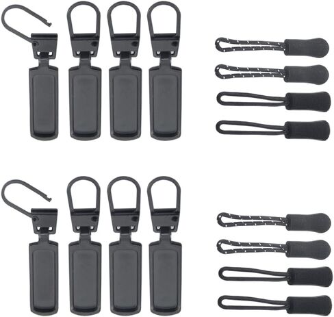 سحاب سحب بديل لسحّاب سحب علامات التبويب وأسلاك سحاب مجموعات إصلاح سحاب قابلة للفصل لحقائب الملابس والسترات والمحافظ المناسبة للثقوب الصغيرة D 1.0 مم (4 قطع برونزية) in Kuwait