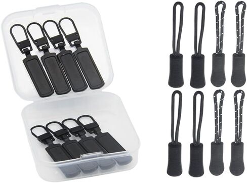 سحاب سحب بديل لسحّاب سحب علامات التبويب وأسلاك سحاب مجموعات إصلاح سحاب قابلة للفصل لحقائب الملابس والسترات والمحافظ المناسبة للثقوب الصغيرة D 1.0 مم (4 قطع برونزية) in Kuwait