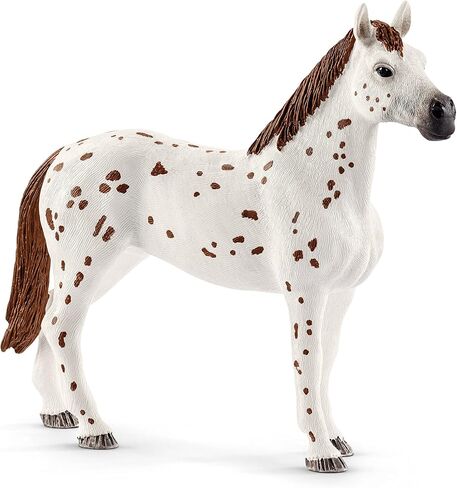 Schleich Horse Club, 11-Piece Playset, Horse Toys for Girls and Boys 5-12 years old Lisa’s Tournament Training with Appaloosas in Saudi Arabia
