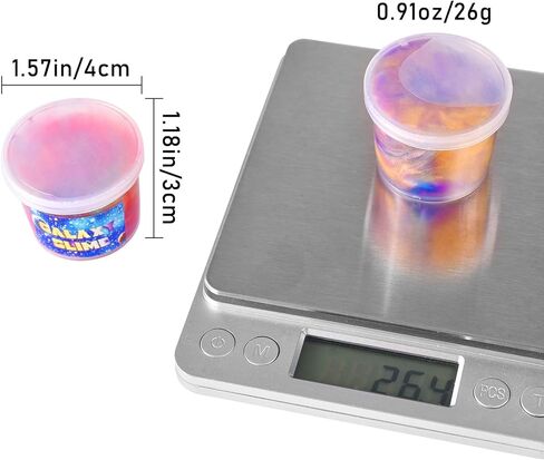 مجموعة جالاكسي بوتي سلايم مكونة من 45 قطعة من هدايا الحفلات للأطفال، تجربة لمسية وبصرية، لعبة تخفيف التوتر، ألعاب حقيبة جودي، هدايا عيد الميلاد للفتيات والأولاد in Kuwait