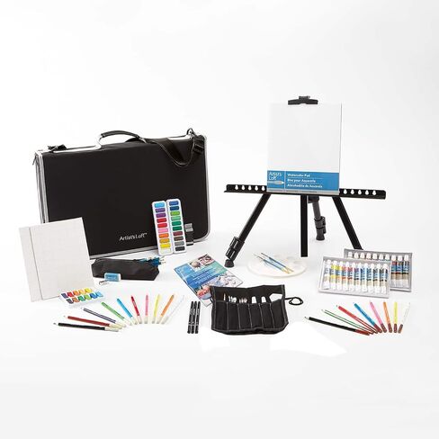 MICHAELS 101 Piece Deluxe Easel Art Set by Artist's Loft™ Necessities™ in Saudi Arabia