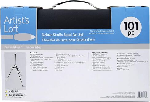 MICHAELS 101 Piece Deluxe Easel Art Set by Artist's Loft™ Necessities™ in Saudi Arabia
