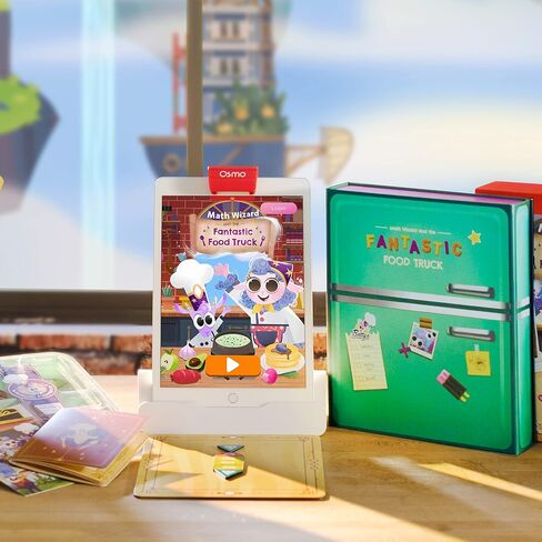 Osmo Math Wizard: Magical Workshop, Ages 6-8, Addition & Subtraction Game | Osmo base required (sold separately). Curriculum-inspired game teaching addition & subtraction, grades 1-2, ages 6-8 in Saudi Arabia