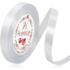 شريط ساتان ذهبي مزدوج الوجه، لون خالص 3/8 بوصة × 25 ياردة شريط من الساتان القماشي لتغليف الهدايا، والحرف اليدوية، والباقات، وصناعة أقواس الشعر، وإكليل الزهور، وتزيين حفلات الزفاف ومشاريع الخياطة in Kuwait