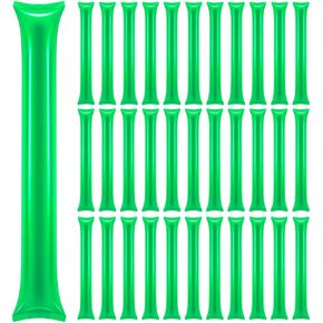 50 قطعة من اعواد الرعد السميكة من لوفشير، عصي تشجيع بلاستيكية قابلة للنفخ تصدر ضوضاء للحفلات الرياضية والفرق الروحية in Kuwait