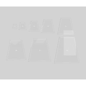 مجموعة قوالب درزات لمكعبات البهلوان، 20.32 سم، 17.78 سم، 15.24 سم، 10.16 سم، 7.62 سم، 2.54 سم مع 1/4 بوصة in Kuwait