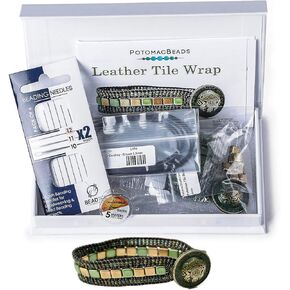 مجموعة صنع سوار خرز ملفوف من الجلد - تتضمن المواد التي تحتاجها للمسة النهائية! in Kuwait