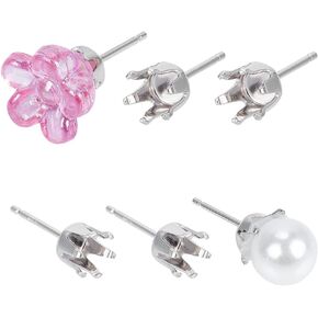 PH PandaHall 2 Pairs 925 Sterling Silver Earring Hooks, Ear Wire Hooks Earring Findings Lever Back Ear Wires Dangle Wire Teardrop Ear Wire Long Earwire Connector for DIY Earrings Jewelry Making