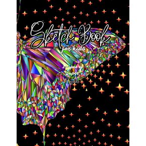 Sketch Book For Kids: A4 size drawing notebook 100 pages of blank white sheets and lined "one by one with a" beautiful cover | Large A4 drawing book for children in Saudi Arabia