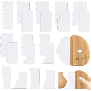 مجموعة ادوات تشكيل القدم الفخارية من الفخار بتصميم ضلع للقدم للفخار والسيراميك in Kuwait