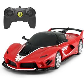 RASTAR Ferrari Remote Control Car, 1/24 Scale Ferrari 458 Italia Model Car, Red Ferrari Toy Car