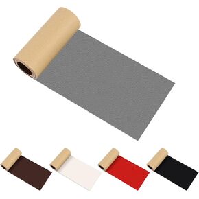 Leather Repair Patch Tape Self Adhesive 4x63 inch, Cuttable Leather Repair Tape for Furniture, Vinyl Repair Kit for Car Seats, Upholstery, Couch, Sofa, Bags, Books, Chair, Ivory in Saudi Arabia