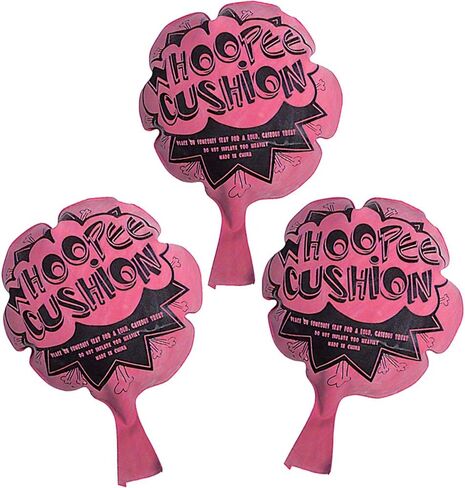 The Dreidel Company Original Mini Whoopee Cushion 3" Fun Classic Fart Prank Sounds Prout Noisemaker Party Favor (3-Pack) in Saudi Arabia