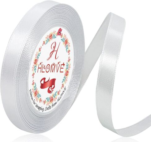 شريط ساتان ذهبي مزدوج الوجه، لون خالص 3/8 بوصة × 25 ياردة شريط من الساتان القماشي لتغليف الهدايا، والحرف اليدوية، والباقات، وصناعة أقواس الشعر، وإكليل الزهور، وتزيين حفلات الزفاف ومشاريع الخياطة in Kuwait