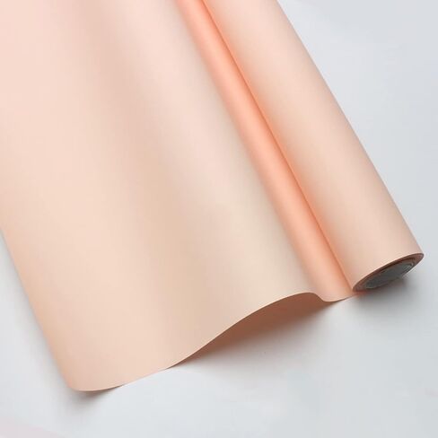 Matte Solid Color Roll Frosted Floral Wrapping Paper 1 Roll Florist Supplies Waterproof Flower Bouquet Wrapping Paper Floral Supplies for Fresh Flowers,DIY Crafts, 22.8 Inch x 15 Yard (Bean Paste Red) in Saudi Arabia
