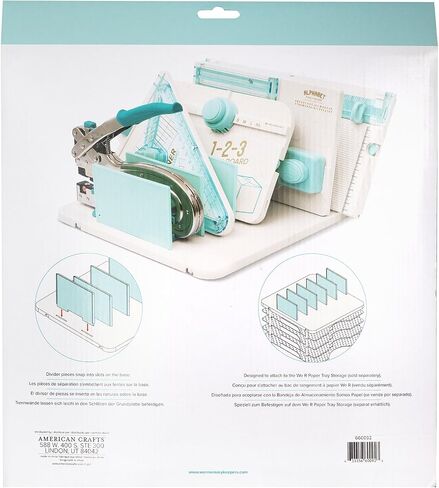We R Memory Keepers Punchboard and Punch Storage Tray, Off White in Saudi Arabia
