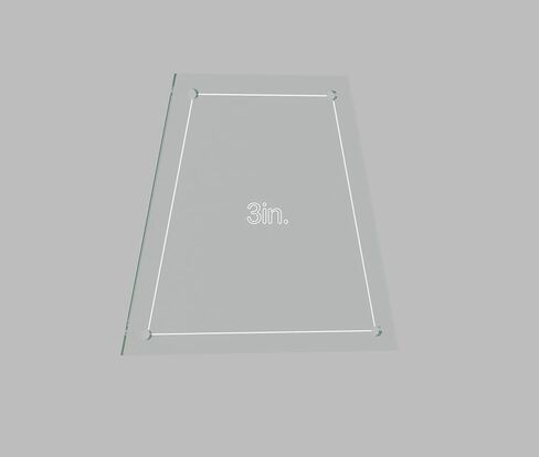 مجموعة قوالب درزات لمكعبات البهلوان، 20.32 سم، 17.78 سم، 15.24 سم، 10.16 سم، 7.62 سم، 2.54 سم مع 1/4 بوصة in Kuwait