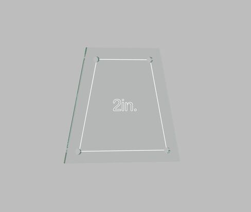 مجموعة قوالب درزات لمكعبات البهلوان، 20.32 سم، 17.78 سم، 15.24 سم، 10.16 سم، 7.62 سم، 2.54 سم مع 1/4 بوصة in Kuwait