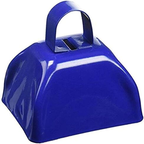 Rhode Island Novelty Blue Metal Cowbells, One Dozen per Order in Saudi Arabia