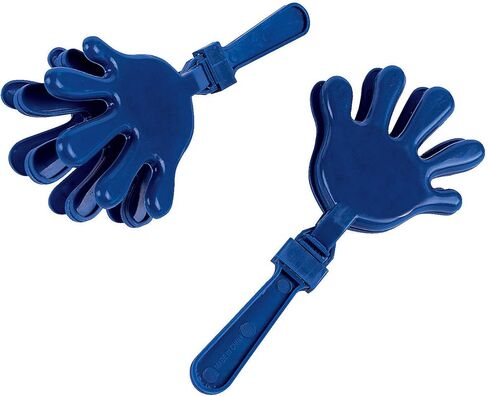 Fun Express - Blue Plastic Hand Clappers - Toys - Noisemakers - Hand Clappers - 12 Pieces in Saudi Arabia