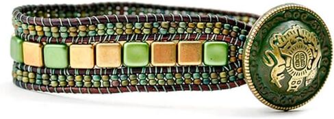 مجموعة صنع سوار خرز ملفوف من الجلد - تتضمن المواد التي تحتاجها للمسة النهائية! in Kuwait