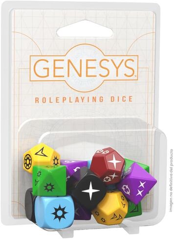 لعبة Genesys RPG DICE Pack - عزز مغامرات الطاولة الخاصة بك! من إنتاج إيدج ستوديو in Kuwait