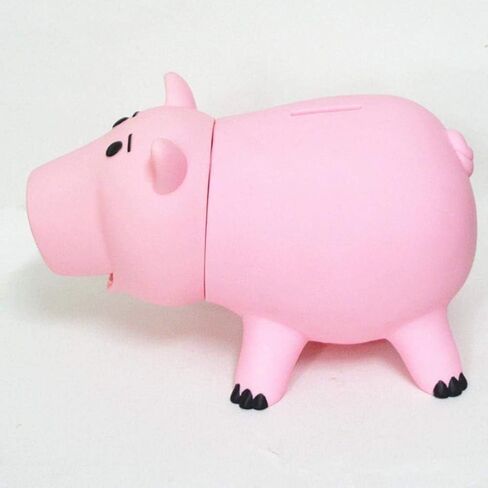 jingyumaoyi Cute Piggy Piggy Bank Pink Plastic Piggy Bank Children's Birthday Present Toy for Boys Girls Birthdays Home Decoration in Saudi Arabia