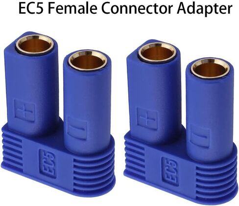 NeeKare 10 أزواج موصل بطارية EC5 المقابس Goldby EC5 ذكر أنثى 5.0 مم موصلات قابس الموز موصل رصاصة ذهبي لجهاز بطارية RC ESC LIPO محرك كهربائي in Saudi Arabia