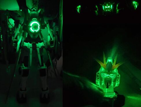 Yikko 5 قطع وحدات LED لمجموعات نماذج Gundam، مجموعة وحدة MG LED لـ Gundam 00 MG GN-X تضيء بعض نماذج Gundam ملحقات هواية هدية عيد الميلاد للأطفال (أبيض) in Saudi Arabia