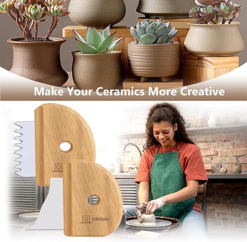 مجموعة ادوات تشكيل القدم الفخارية من الفخار بتصميم ضلع للقدم للفخار والسيراميك in Kuwait