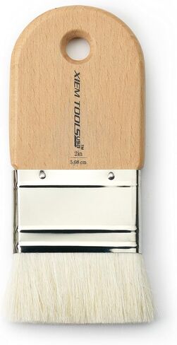Xiem Tools Handcrafted Short Cut Glaze Brush for Pottery and Ceramics (1 inch) in Kuwait