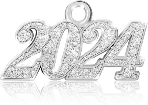 2025 Graduation Tassel Charm, Silver Year Charm, 2025 Tassel Charms for Graduation Cap, Silver 2025 Charms for Graduation Decorations, Graduation Charms 2025, Memorial Graduation Tassel Charm in Kuwait