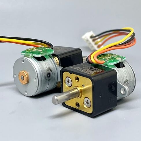 DC 5V 2-Phase 4-Wire Micro Stepper Motor Diameter 15mm 18 Degrees Full Metal Gearbox Precision Gear Motor Ratio 1:50 Mini Stepping Motor DIY for Robot Car Toy Model in Saudi Arabia