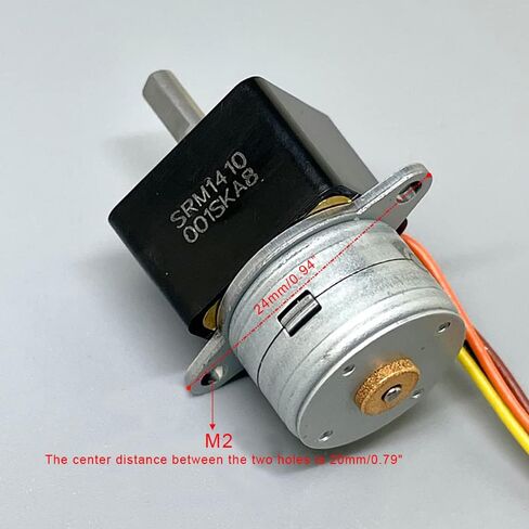 DC 5V 2-Phase 4-Wire Micro Stepper Motor Diameter 15mm 18 Degrees Full Metal Gearbox Precision Gear Motor Ratio 1:50 Mini Stepping Motor DIY for Robot Car Toy Model in Saudi Arabia