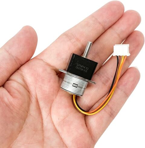 DC 5V 2-Phase 4-Wire Micro Stepper Motor Diameter 15mm 18 Degrees Full Metal Gearbox Precision Gear Motor Ratio 1:50 Mini Stepping Motor DIY for Robot Car Toy Model in Saudi Arabia