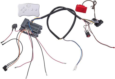 12 Volt Children Electric Car DIY Modified Wires and Switch Kit,with 2.4G Bluetooth Remote Control and Receiver,for Children Electric Ride On Car Accessories in Saudi Arabia