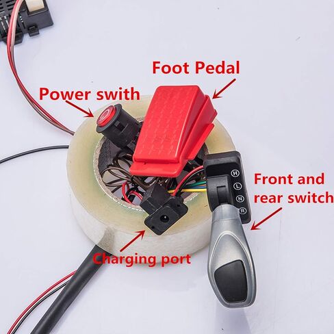 12 Volt Children Electric Car DIY Modified Wires and Switch Kit,with 2.4G Bluetooth Remote Control and Receiver,for Children Electric Ride On Car Accessories in Saudi Arabia