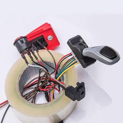 12 Volt Children Electric Car DIY Modified Wires and Switch Kit,with 2.4G Bluetooth Remote Control and Receiver,for Children Electric Ride On Car Accessories in Saudi Arabia