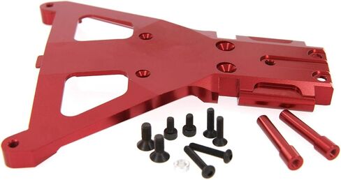 Atomik RC Alloy Front Bulkhead, Red - TRX 7430 in Saudi Arabia