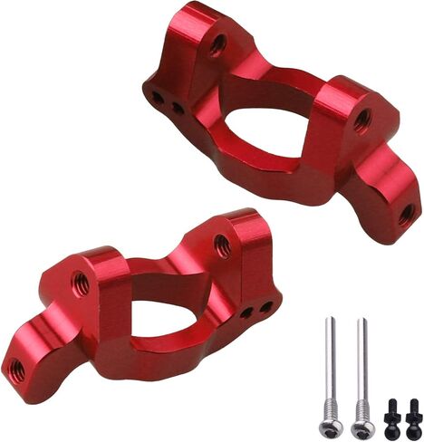 HobbyPark Aluminum Caster Blocks (c-hubs) & Steering Block Front Knuckles for Traxxas 1/18 LaTrax Teton Desert Prerunner Rally, Replace Parts 7532 (Green) in Saudi Arabia